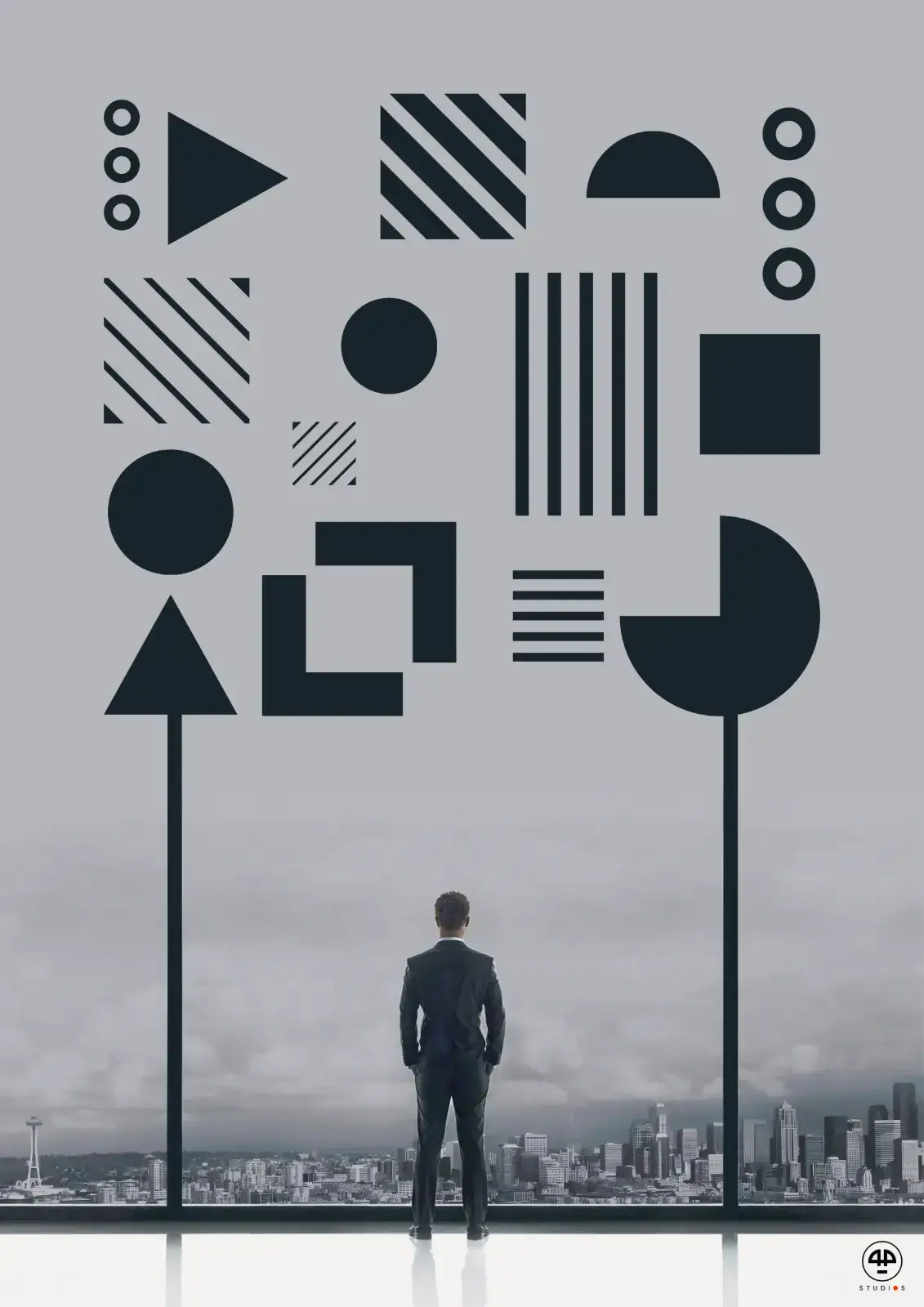 Urban Geometric Poster